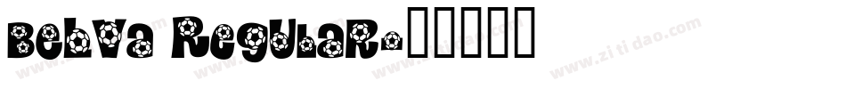 BELVA Regular字体转换